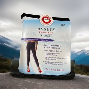 NWT $40 Retail 1Pair Spanx sz‎ S Heatherleg Gray Seamless Shaping Leggings Asset